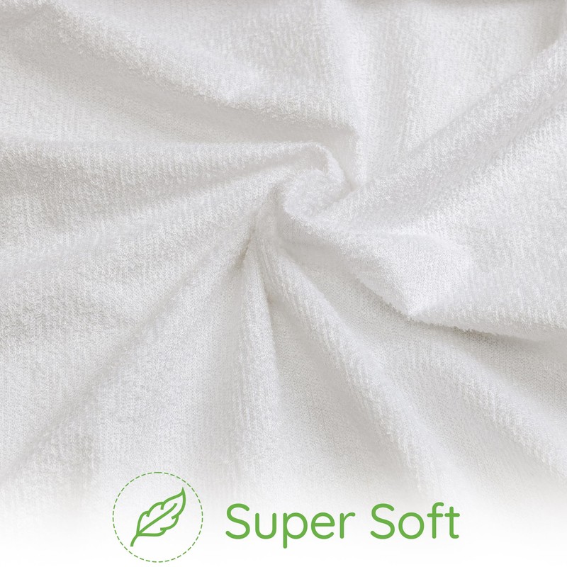 100% Bamboo Super King Mattress Protector 180x200 cm Waterproof Breathable