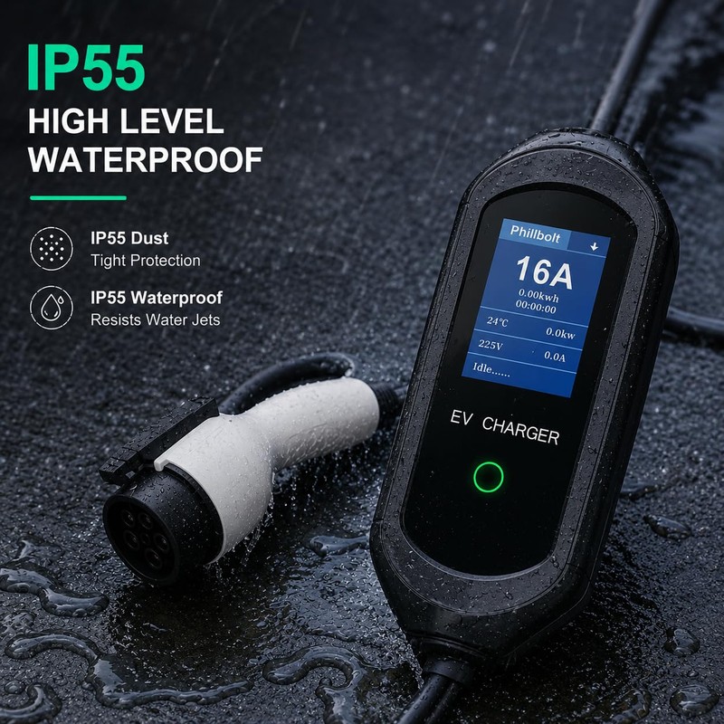 leheyhey Upgraded Level 1 & 2 EV Charger, J1772 Electric