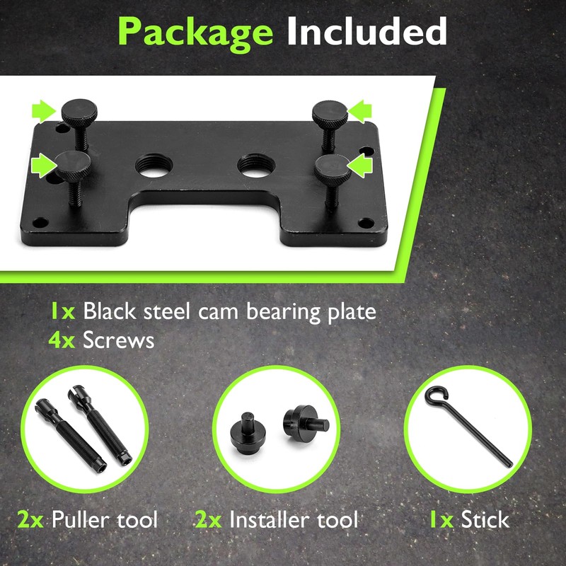 Mofun Inner Cam Bearing Installer Puller Tool Compatible with Harley