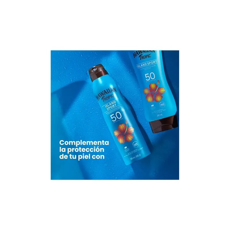 Protector Solar Hawaiian Tropic Island Sport 50+FPS 240 ml