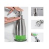Gaussra 2 Pack Soap Dispenser with Coaster and Stickers, Stainless