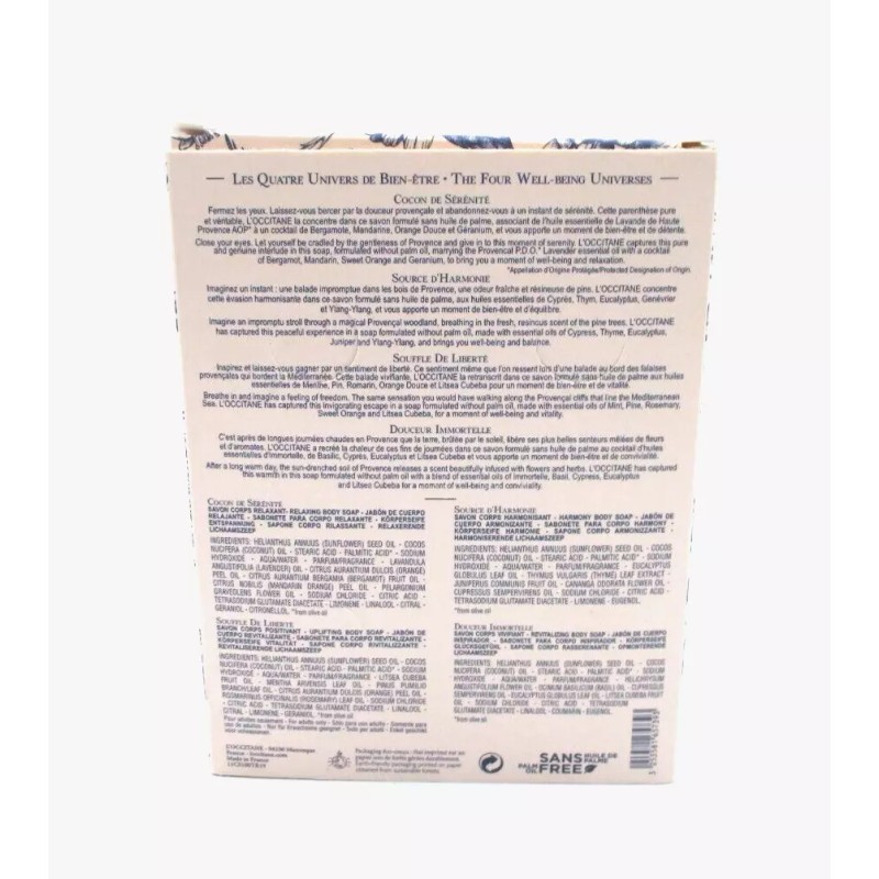 L’OCCITANE Loccitane Savons D Invites Guest Soap Set ~ 4