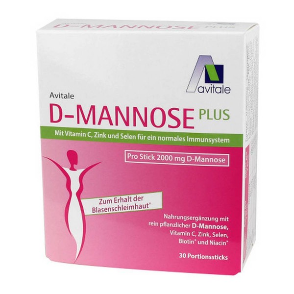 Avitale GmbH D-MANNOSE Plus 2000 mg sticks, 30X2.47 g
