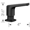 Rivana Soap Dispenser - Matte Black
