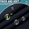 Conbo Mio No Hook Shower Curtain with Snap in Liner