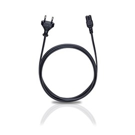 Oehlbach Strom connection cable [1x Euro-plug - 1x Kleingeräte-female C7] 5 m black Powercord C
