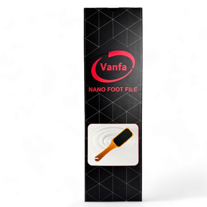 Vanfa Pedicure Pumice Stone Foot File Callus Remover (Bamboo Handle
