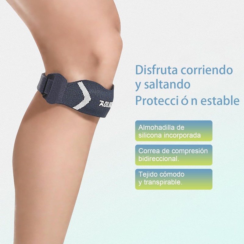 Rodillera,Rodilleras gym,Ajustable Estabilizador,Rodilleras de Gimnasio, Estables, Adecuadas Para Correr, Voleibol,