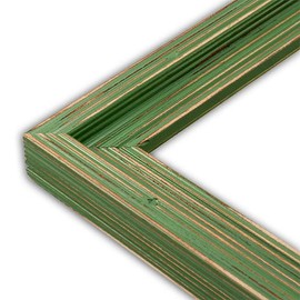 The Rusty Roof Distressed Cimarron Leafy Green Picture Frame-Solid Wood, 10x12