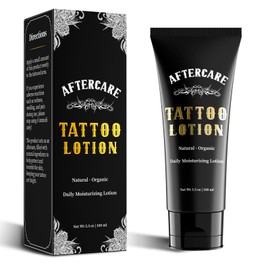 Tattoo Aftercare Lotion, Berrlly Tattoo Moisturizing Cream 100ml Prevents Ink Fading for Vibrant Tattoos Non-Greasy, Skin Care & Tattoo Aftercare Moisturizer Lotion for New & Old Tattoos and Skin Care