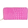 PU Leather Women's Wallet Horizontal Format with Crocodile Skin Pattern