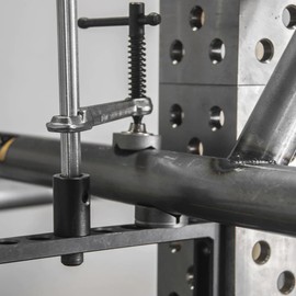 Strong Hand Tools Inserta Clamps, Fits 16mm Holes, 150mm Capacity, 83mm Throat Depth, 136 kg Clamping Pressure, 16mm x 8mm Rail Size, UDWN6150