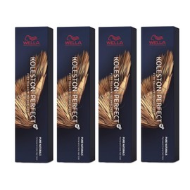 4 x Wella Koleston Perfect ME+ 4/0 medium brown, 60 ml