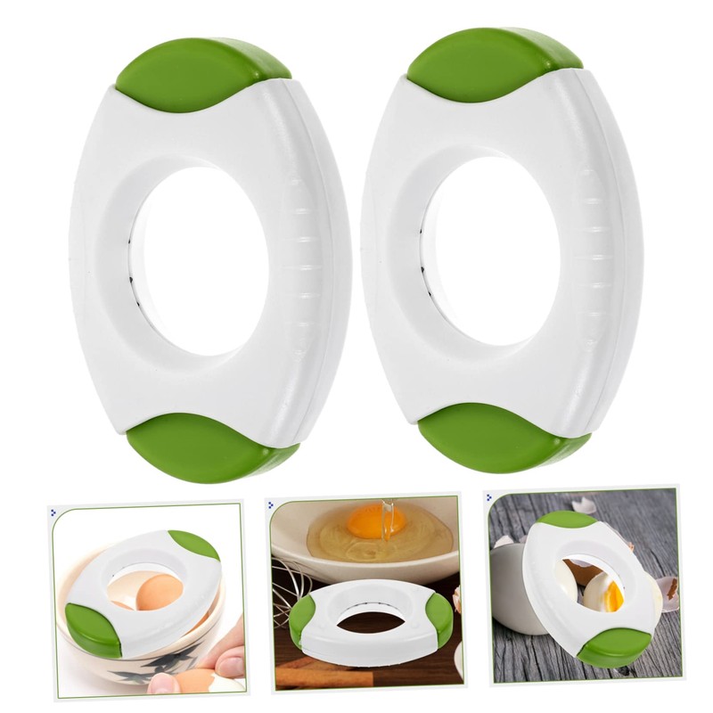 STOBAZA 2pcs Cutter Tool Egg Cracker Topper for Cooking Baking