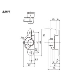 中西 Industrial Door This With The Crescent R DC – 771r