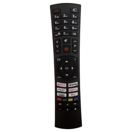 Replacement RC4591P TV Remote Control compatible bush tv remote LED QLED Smart TV DLED40FHDS QLED50UHDS QLED55UHDS DLED32FHDSC ELED24HDSA DLED43UHDHDRSC DLED50UHDHDRSB DLED65UHDHDRSB