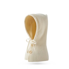 YAMEE Knitted Winter Balaclava Women's Warm Winter Hat Men Fashion Soft Skin Friendly Neck Warmer Windproof Hood for Women, Bicycle Ski Mask, Knitted Face Cover for Outdoor Sports, beige