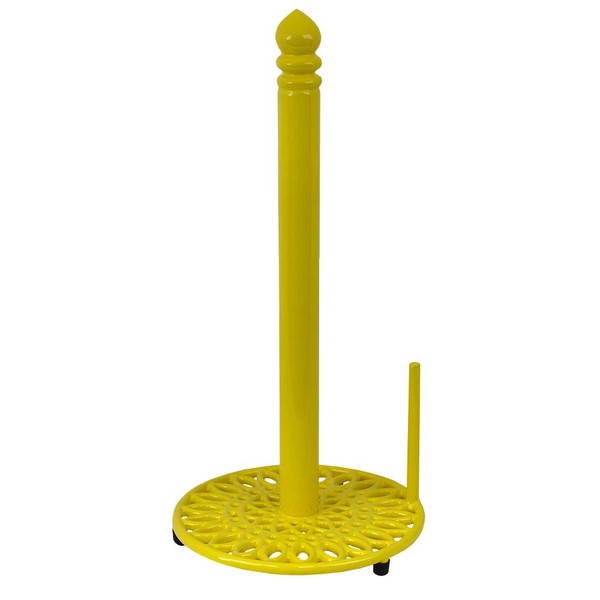 Home Basics Sunflower Cast Iron Paper Towel Holder with Dispensing