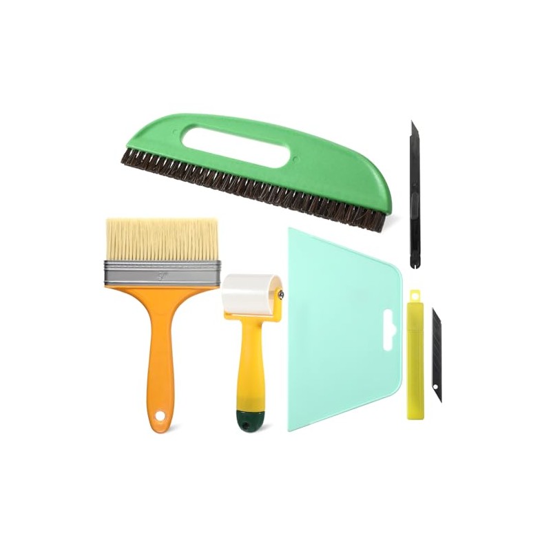 Wallpaper Smoothing Tool Kit, Wall Paper Stick Tool Set, with