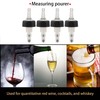 Clickinline 12 x 25ML Clear Auto Measure Quick Shot Pourers