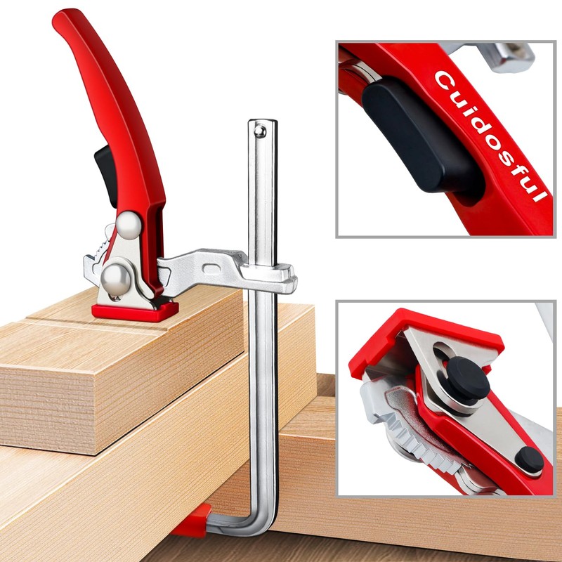2 Pack Track Saw Clamps for Guide Rail – Heavy