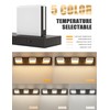 VOLISUN 5CCT Bathroom Light Fixtures Over Mirror, Dimmable, 360°Rotatable Head,