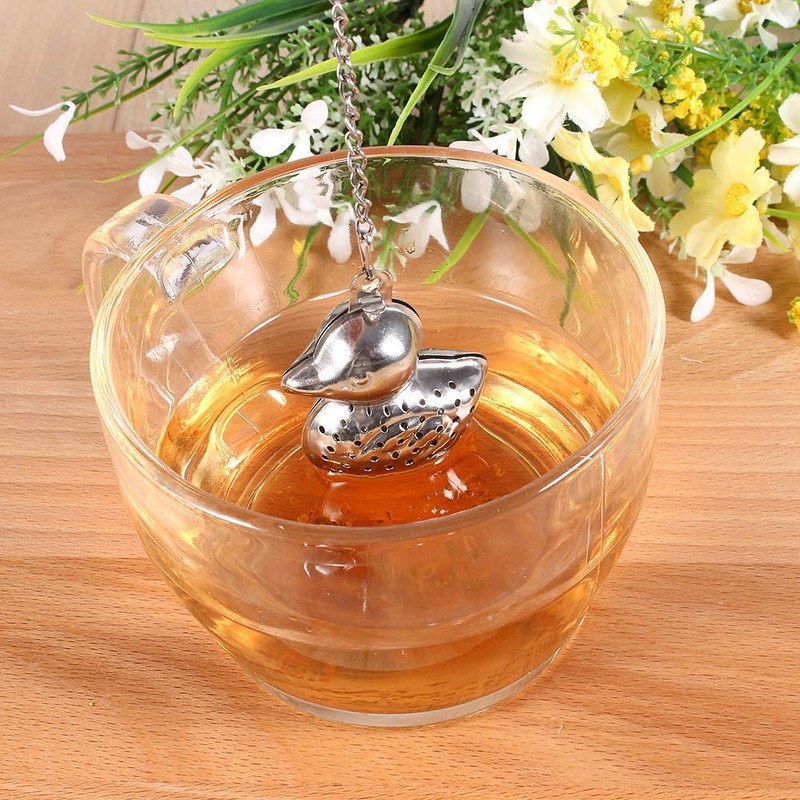 Stainless Steel Loose Tea Leaf Infuser, Tea Strainer in Duck
