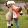 Tezituor 4ft Giant Horse Stuffed Animal, 47 inch Large Brown
