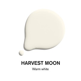 BACKDROP | Premium Cabinet & Door Paint | Durable & Washable Semi-Gloss Finish | Self-Priming, Low VOC, Green Wise Certified | HARVEST MOON - Warm white | 0.5 Gallon