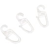 GARDINIA Curtain Rings for Curtain Rods with Diameter 16 mm