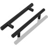 Ohling 2 Pcs Black Handles Cupboard Door Handle Pulls, 160mm