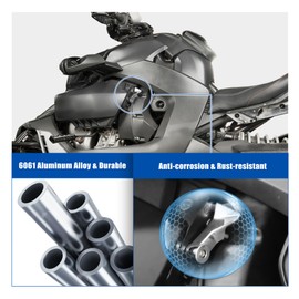 KAMIYONG Parking Brake Lever for Ryker Billet Aluminum Brake Lock Handle Lever for Can-Am Ryker ACE 600/900 / Rally Edition/Sport 2015-2025 (Silver)