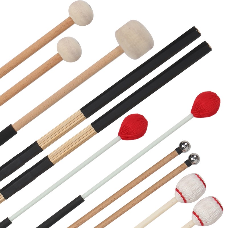11Pcs Drumstick Set Snare Drum Percussion Tuning Hammer Instrument Training