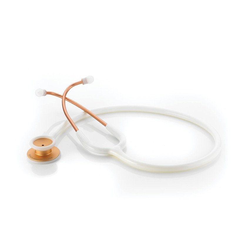 ADC Adscope 619 - Ultra-lite Clinical Stethoscope - Rose Gold/White