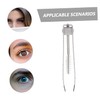 SAFIGLE Eyebrow Shaper Tool Tweezer and Eyelash Brush Design for
