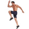 JustSun Men's Cotton Sports Shorts with Zip Pockets. - blue,