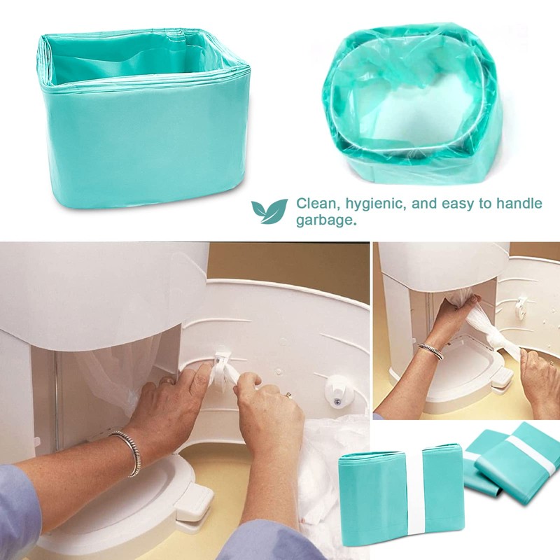 6 Pack of Diaper Disposal Liners Compatible with Janibell Brand