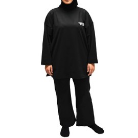 YARRASPORT Women's Muslim Hijab Sport Tracksuit Muslim, Black, L