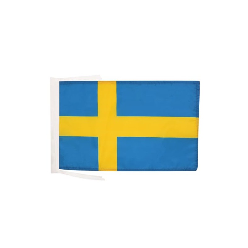 AZ FLAG Sweden Flag 18'' x 12'' cords - Swedish