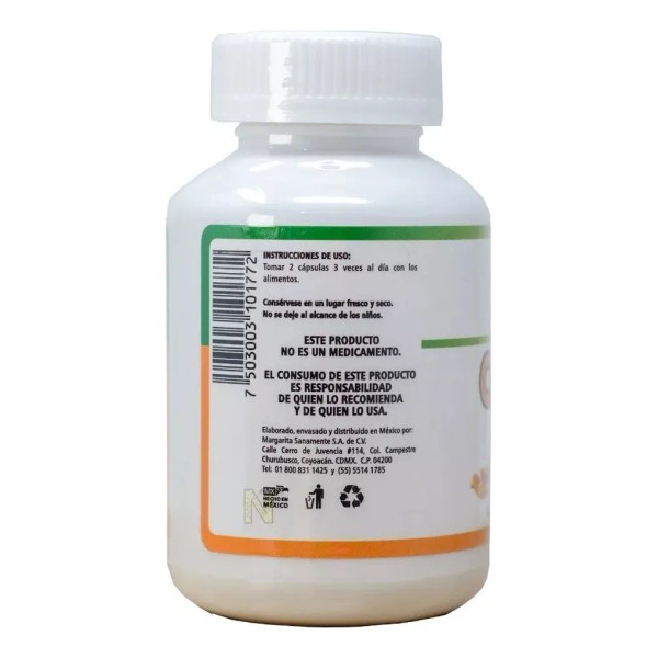 Curcumina Plus 90 Cápsulas Margarita Naturalmente