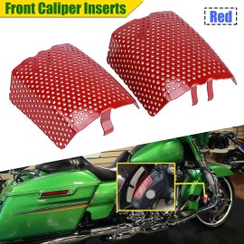Unbranded Motor Front Caliper Screen Insert Cover For Harley CVO Road Street Glide V-Rod