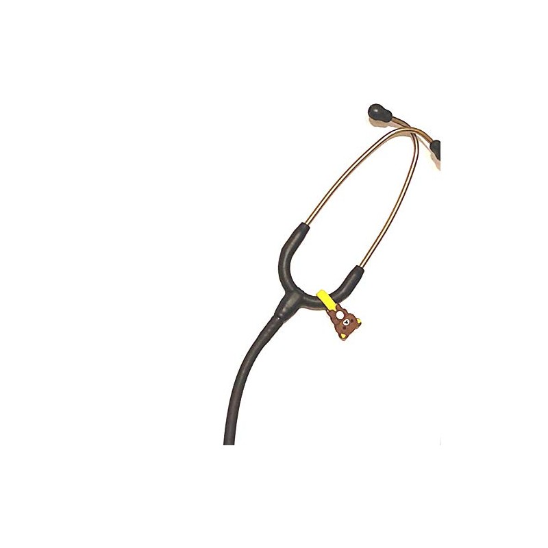 Stethoscope Charms Clip - Medical Gift (Brown Bear)