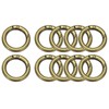 PATIKIL Metal Spring O Rings 19mm, 10 Pack Zinc Alloy