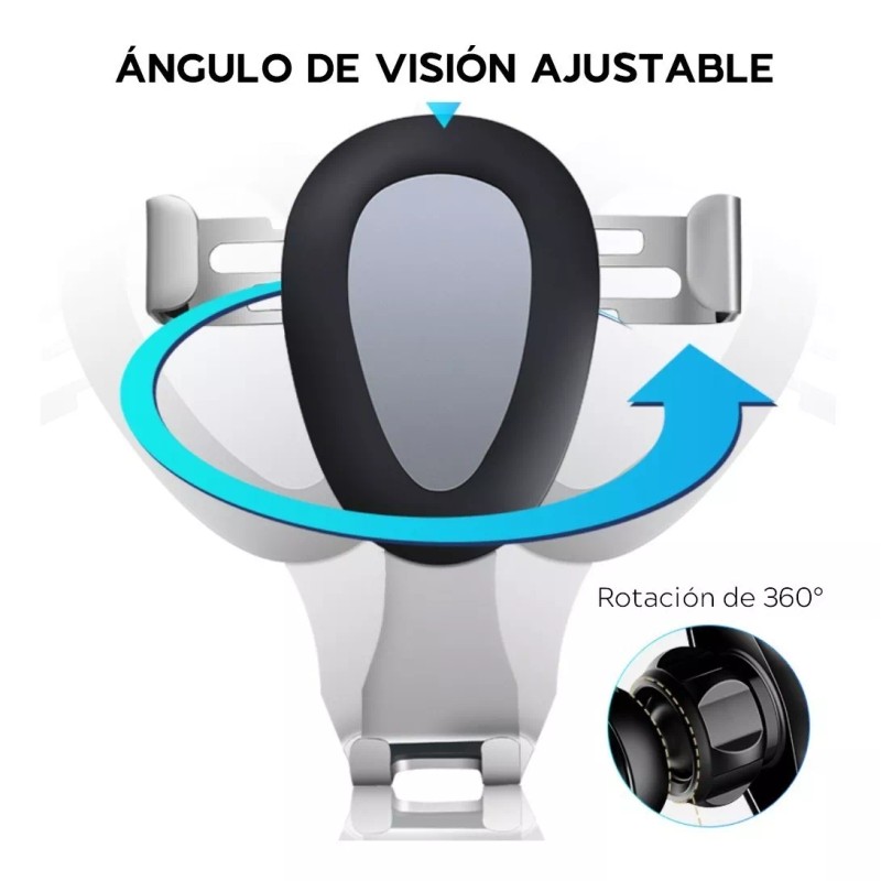 Maíz Soporte Base Celular Auto Carro Ventilacion Rejilla Aire 360