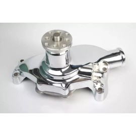 Unbranded SB Chevy Short Water Pump SBC 350 V8 High Volume Pulley Kit 2 Groove POL