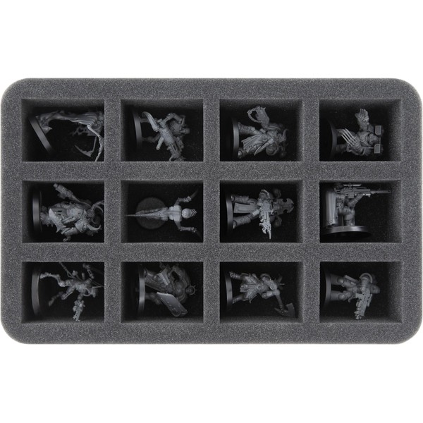 Feldherr HS050A071 foam tray compatible with Tyranids - 12 compartments