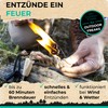Set: Fire Steel 10 mm + 6 x Tinder |