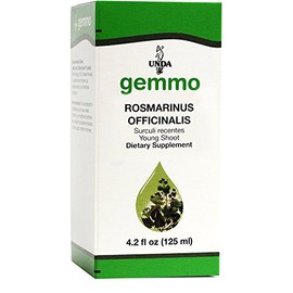 UNDA Gemmo Therapy Rosmarinus Officinalis | Rosemary Young Shoot Extract | 4.2 fl. oz.