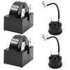 WANGCL 2 x Compressor Start Relay 3 Pin 15 Ohm