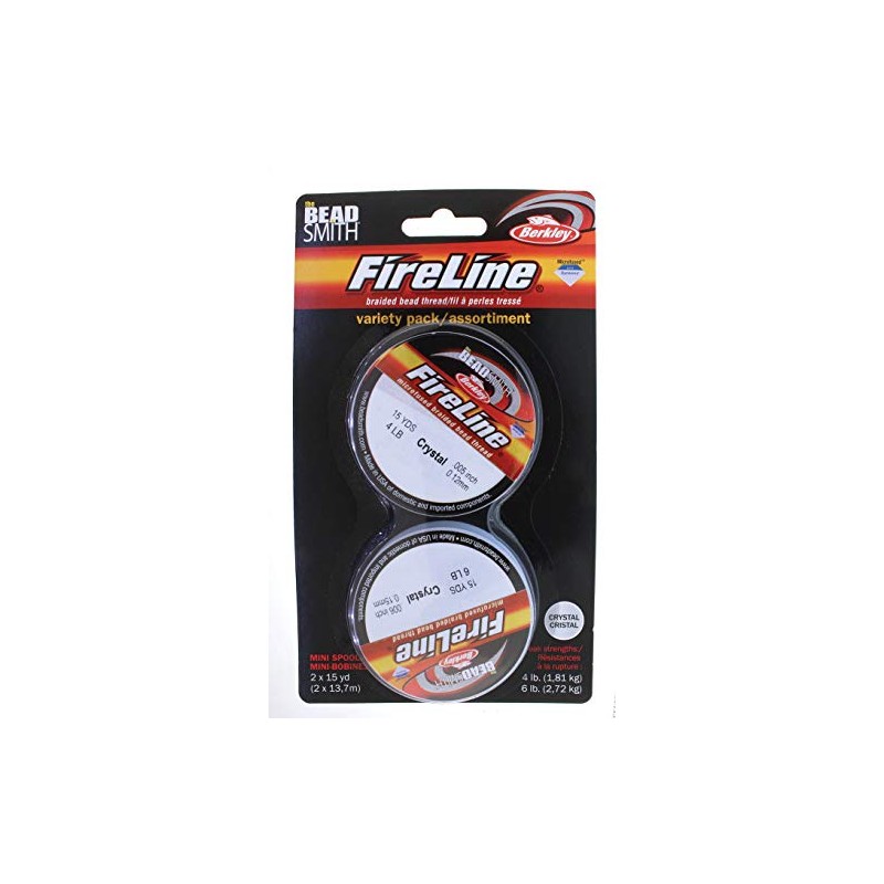 Fireline Beading Thread 2 Pack Clear 1 Each 15 Yard